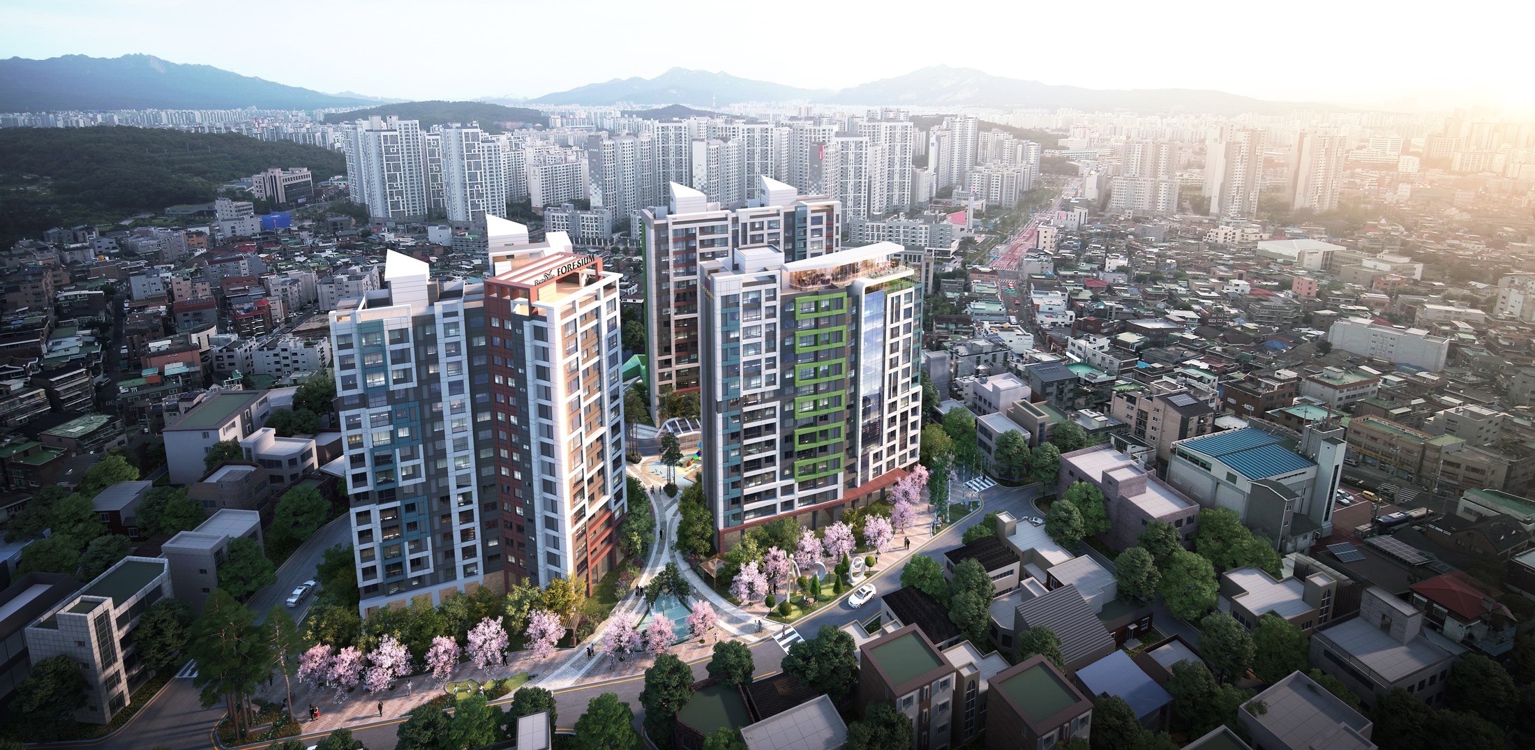 The residential skyline in context