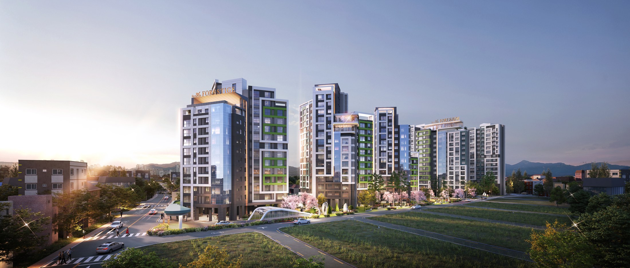 Skyline and neighbourhood edge