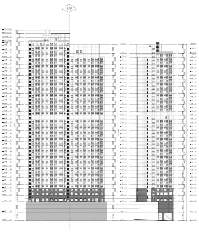 Building elevations / B