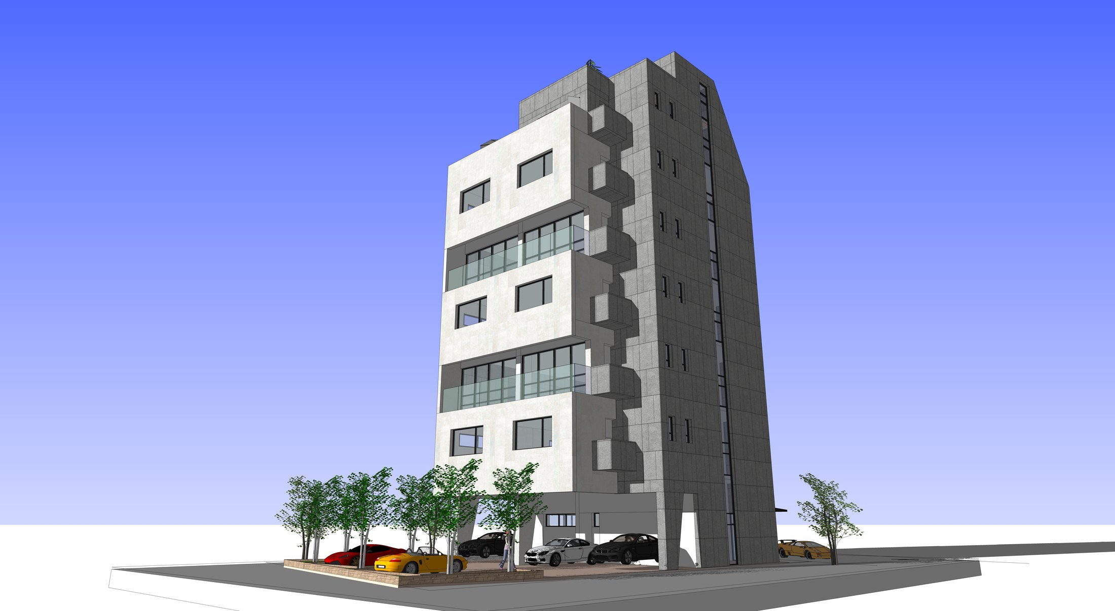 Two faces of the corner