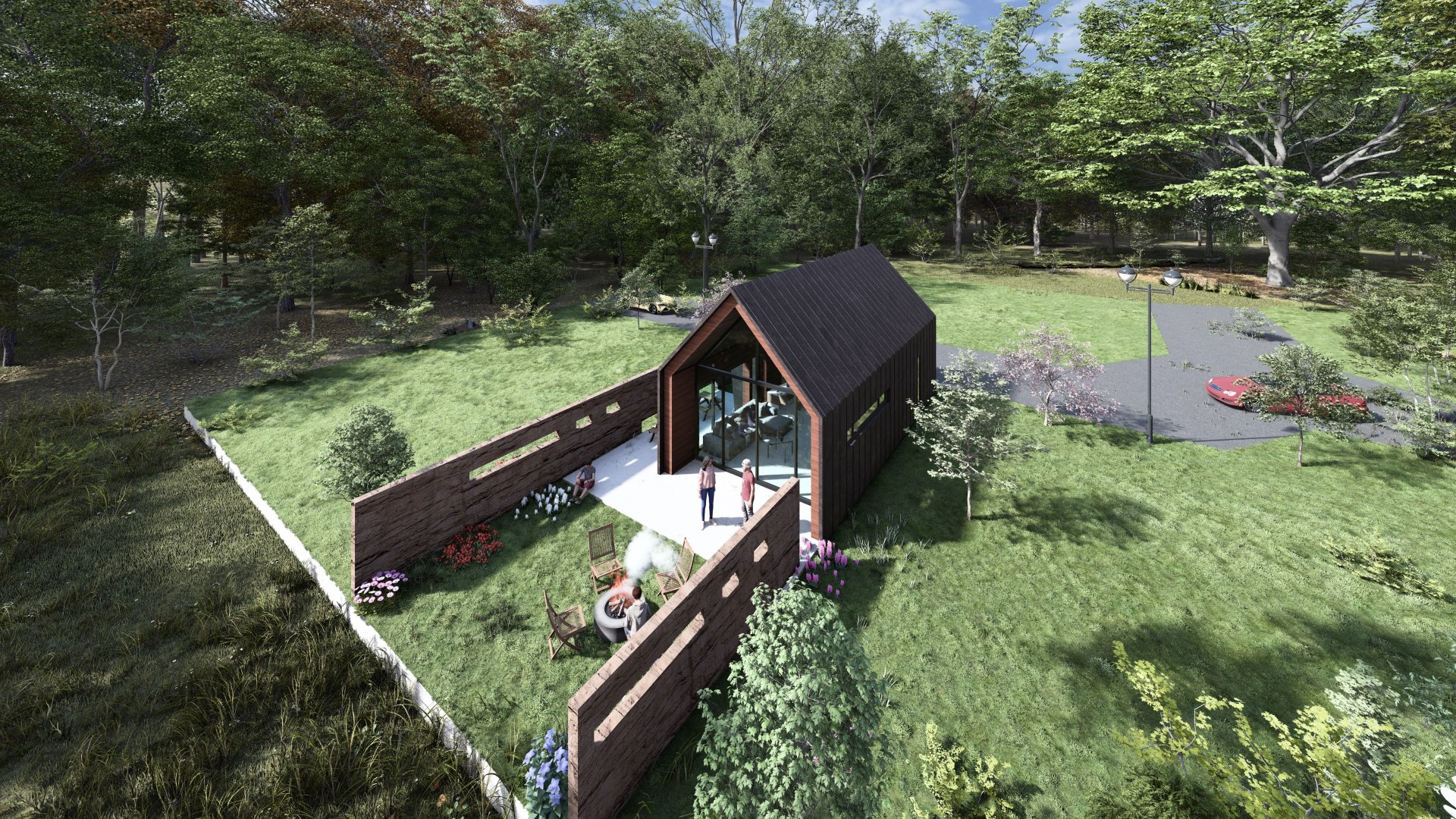 The complete garden setting