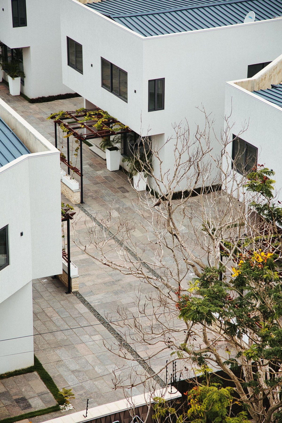 Shared space between homes