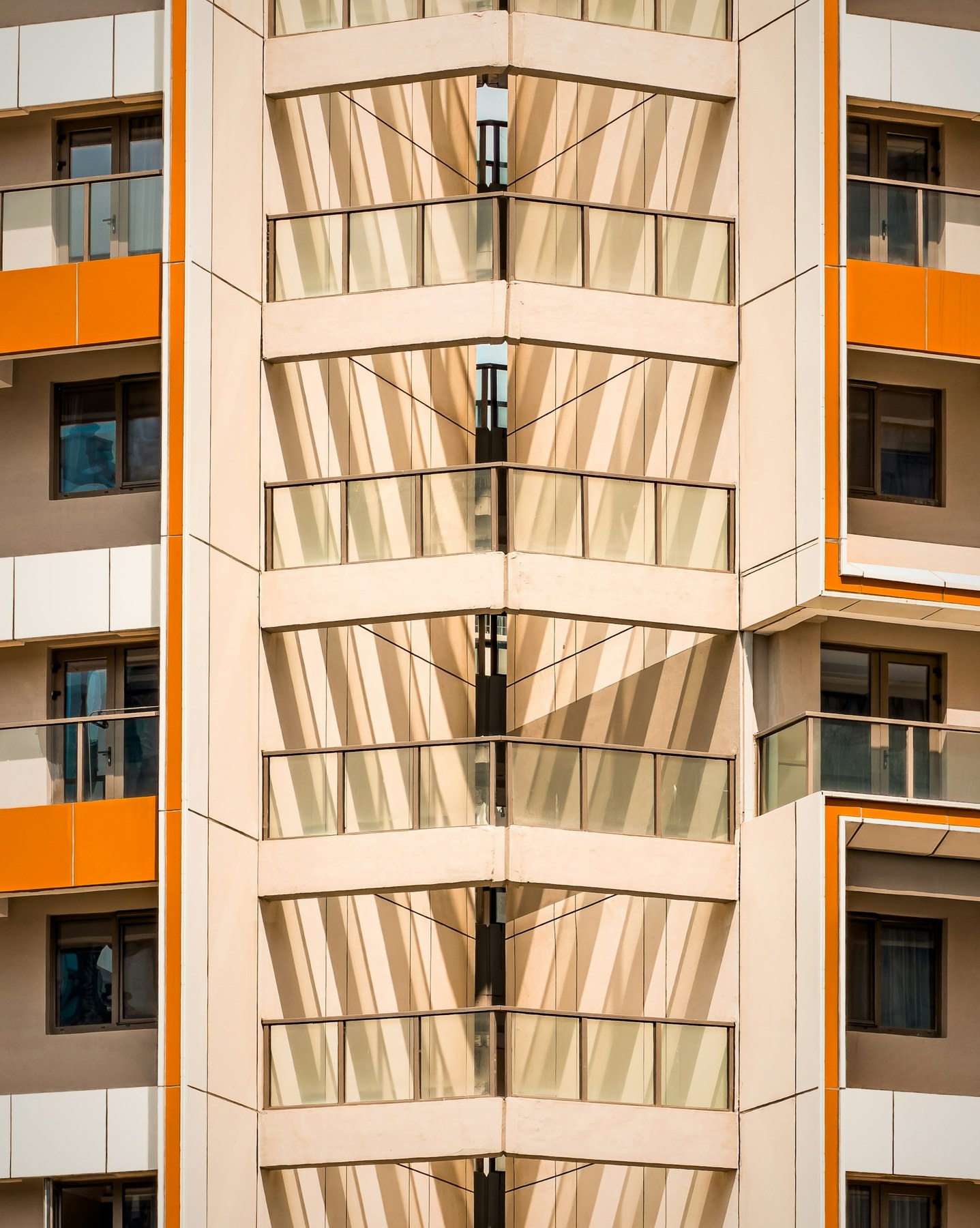 A facade with depth